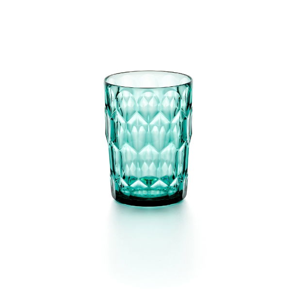 eddingtons GUZZINI VANITY TALL TUMBLER PATTERN 3 AQUAMARINE