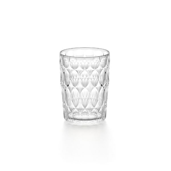 eddingtons GUZZINI VANITY TALL TUMBLER PATTERN CLEAR