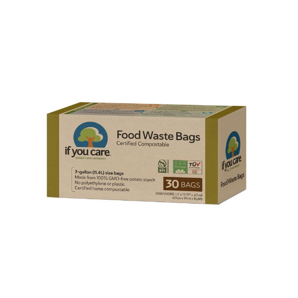 eddingtons IF YOU CARE 3 GALLON COMPOSTABLE FOOD WASTE BAGS