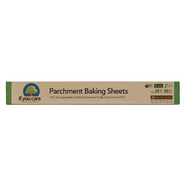eddingtons IF YOU CARE PARCHMENT BAKING PAPER SHEETS