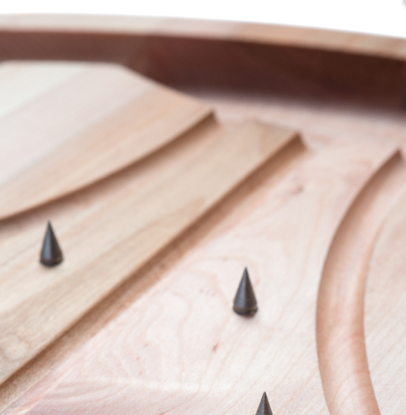 Eddingtons JK ADAMS CARVING BOARD WITH STAINLESS STEEL SPIKES 50 X 35CM