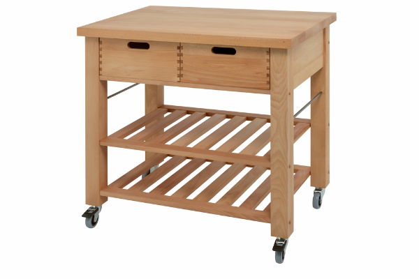 eddingtons #LAMBOURN CONTEMPORARY 2 DRAWER KITCHEN TROLLEY