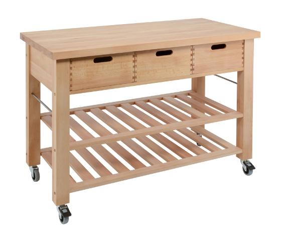 Eddingtons #LAMBOURN CONTEMPORARY 3 DRAWER KITCHEN TROLLEY