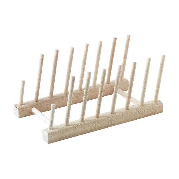 eddingtons LARGE BEECHWOOD PLATE HOLDER 27 X 14.8 X 2.3CM