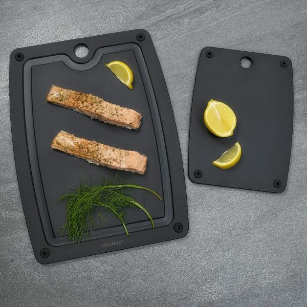 Eddingtons LARGE DOUBLE SIDED CHOPPING BOARD SLATE BLACK