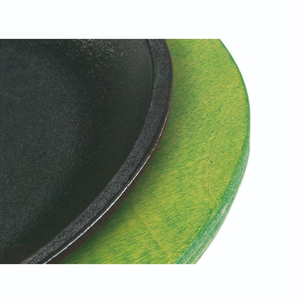 eddingtons LIME GREEN OVAL WOOD UNDERLINER -11 3/4"x9 1/4"x3/4"