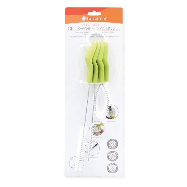 Eddingtons LITTLE SIPPER DRINKWARE CLEANING SET GREEN