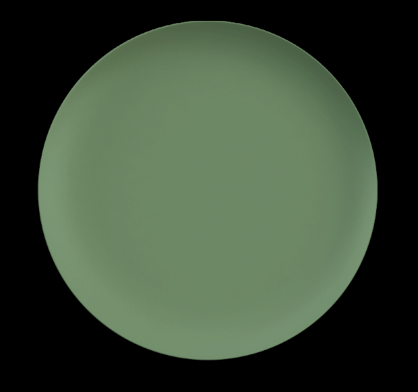 eddingtons MEDITERRANEAN GARDEN DINNER PLATE TURF GREEN 27CM DIA