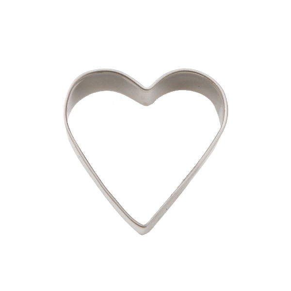 eddingtons MINI HEART CUTTER PIE TOPPER STAINLESS STEEL