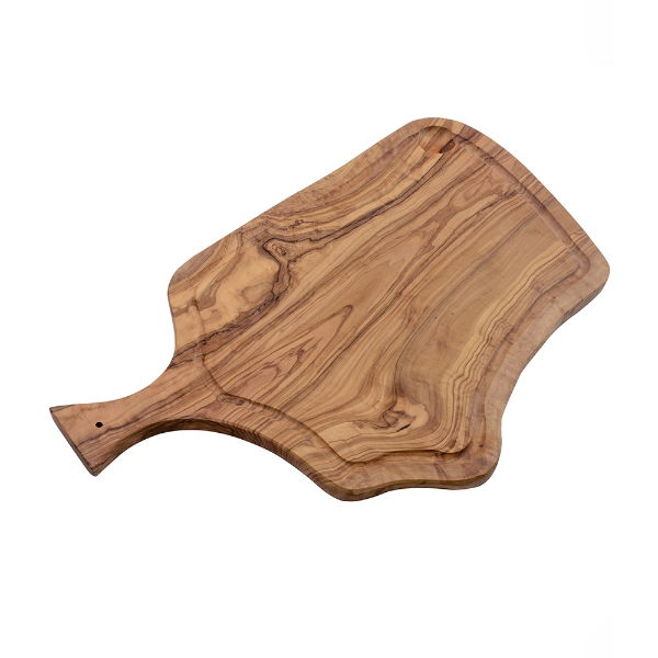 eddingtons OLIVEWOOD RUSTIC BOARD WITH GROVE & HANDLE 50CM