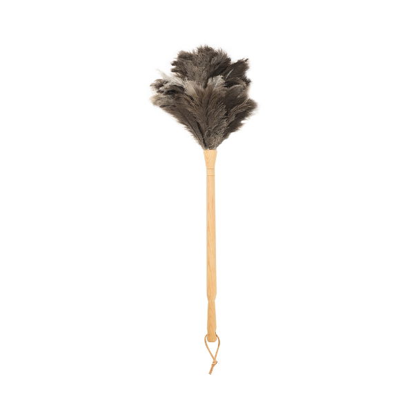 eddingtons OSTRICH FEATHER DUSTER BEECH HANDLE 47CM