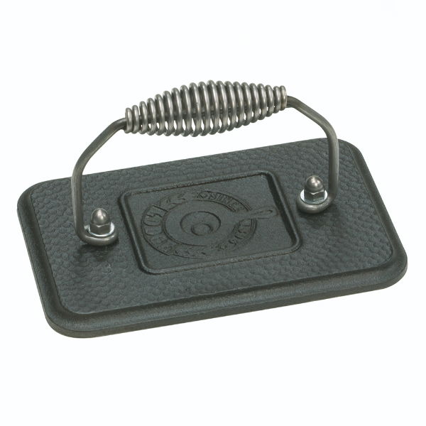 eddingtons RECTANGLE GRILL PRESS WITH HANDLE 6.75" X4.5"(17.5X11.43CM)