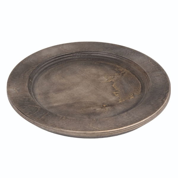 eddingtons ROUND WOOD UNDERLINER WALNUT STAIN 9.5" DIA(24.13CM DIA)