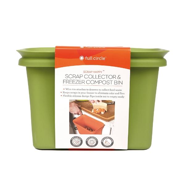 Eddingtons SCRAP HAPPY SCRAP COLLECTOR & FREEZER COMPOST BIN SLATE