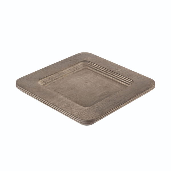 eddingtons SQUARE WOOD UNDERLINER WALNUT STAIN 7.5"(16CM) (L5WS3)