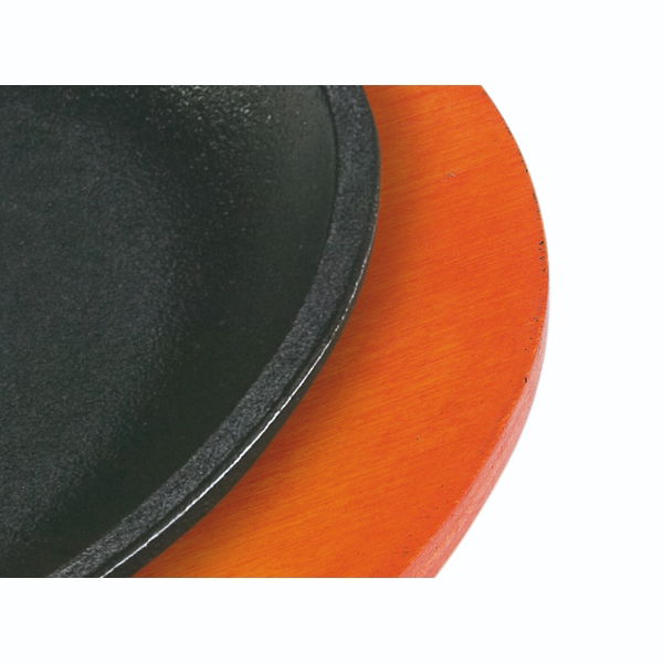 eddingtons TANGERINE ORANGE OVAL WOOD UNDERLINER 11 3/4"x9 1/4"x3/4"