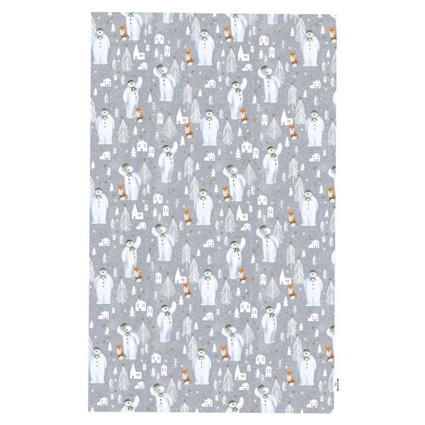 Eddingtons THE SNOWMAN ALPINE ADVENTURE SET OF 2 TEA TOWELS