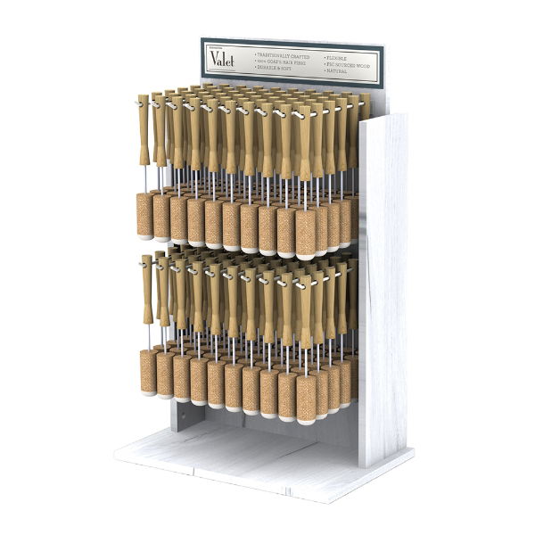 eddingtons VALET BOTTLE STAND WITH BOTTLE BRUSHES (BOM)