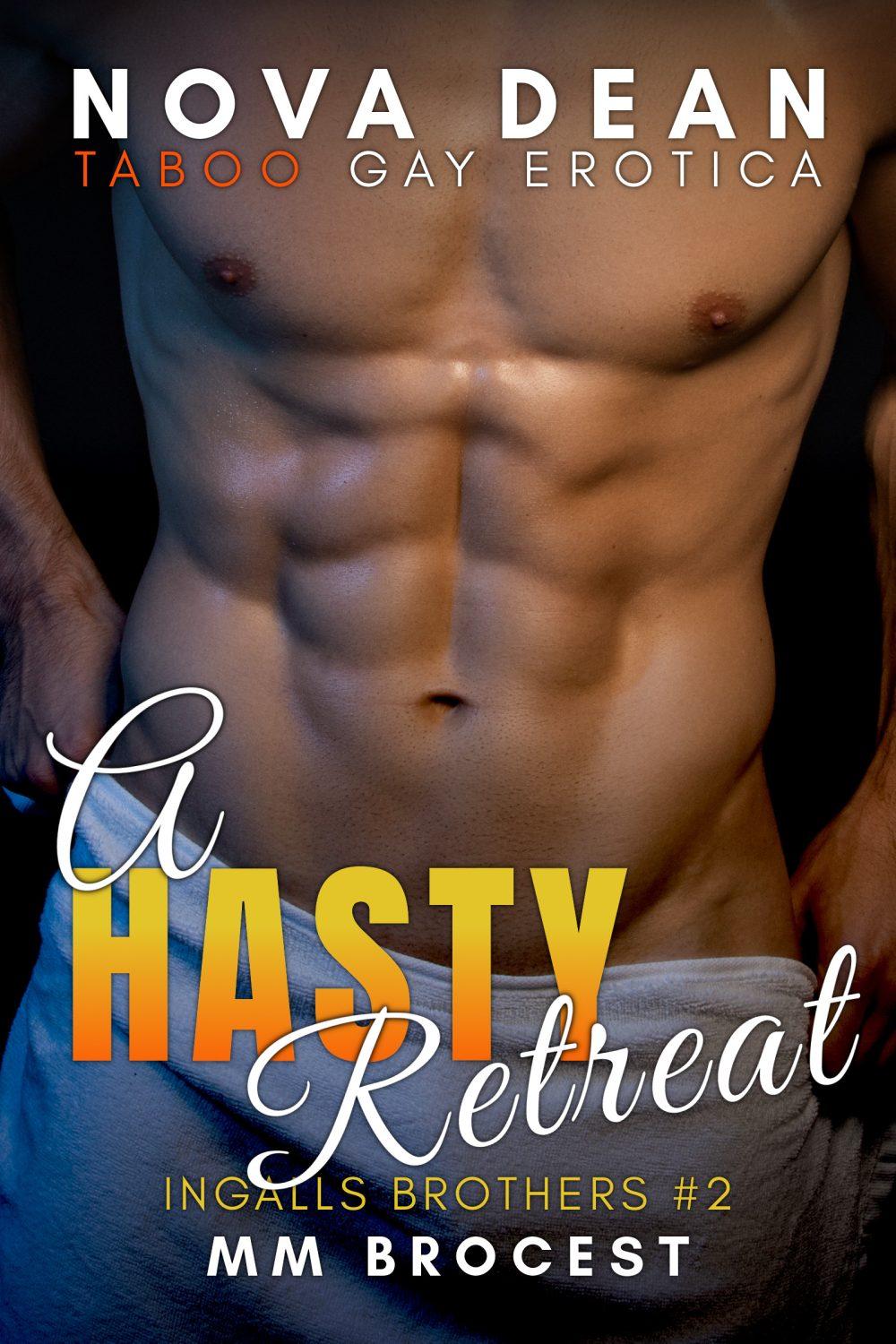 eden books A Hasty Retreat: MM Brocest | Taboo Gay Erotica: Brothers