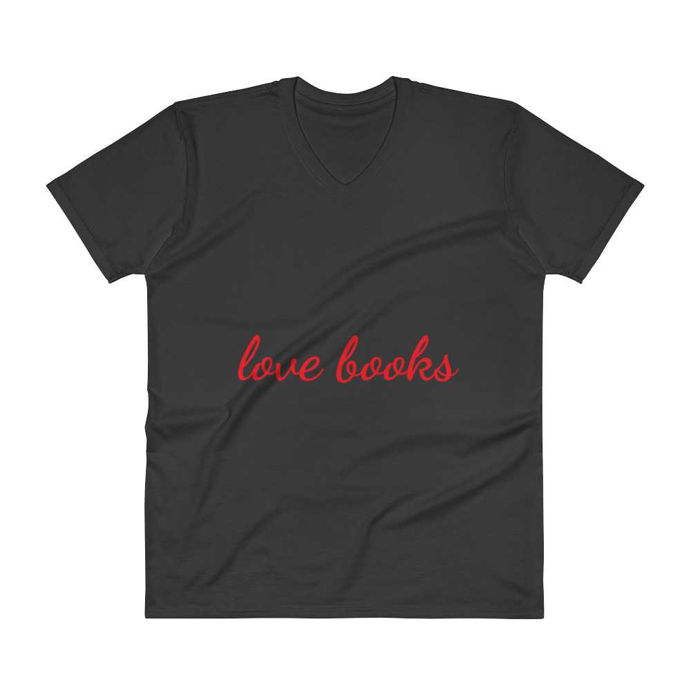 Eden Books “Love Books” V-Neck Unisex T-Shirt