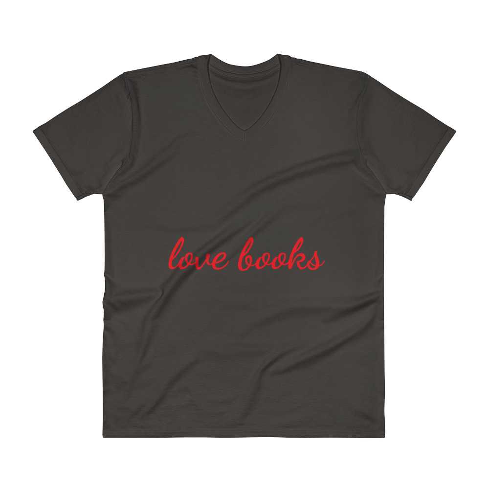 eden books “Love Books” V-Neck Unisex T-Shirt