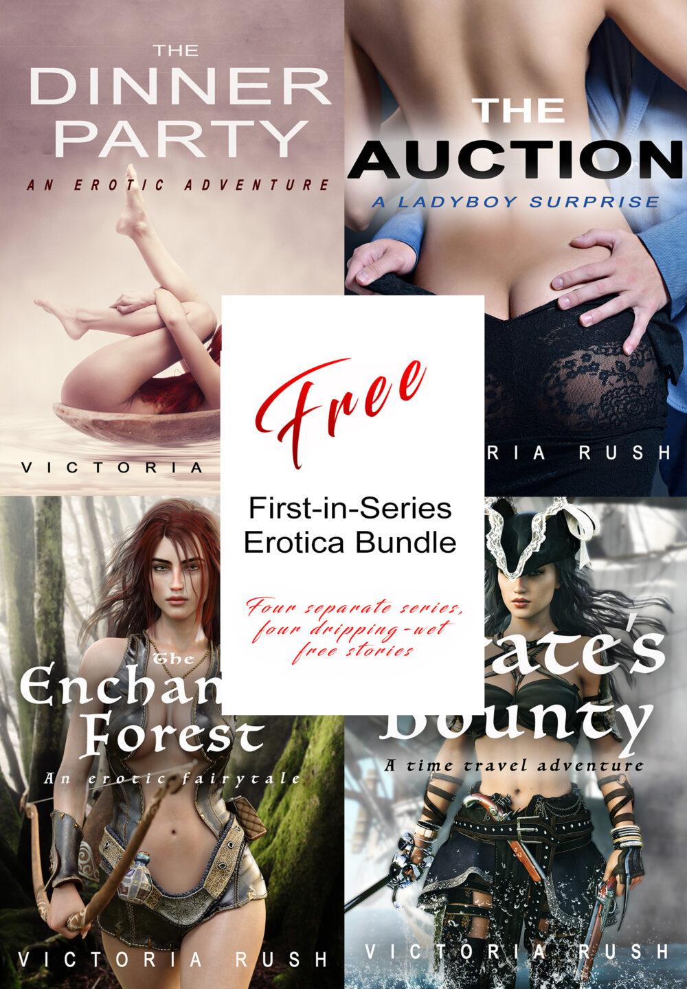 eden books Free First-in-Series Erotica Bundle: Four Erotic Series Four Dripping-wet Stories
