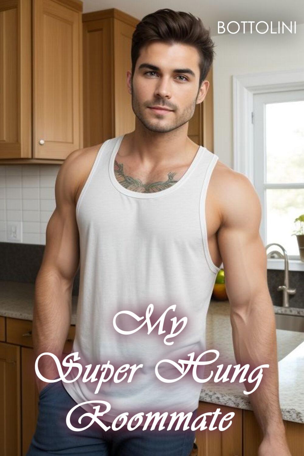 eden books My Super Hung Roommate: Gay Erotica Short Story