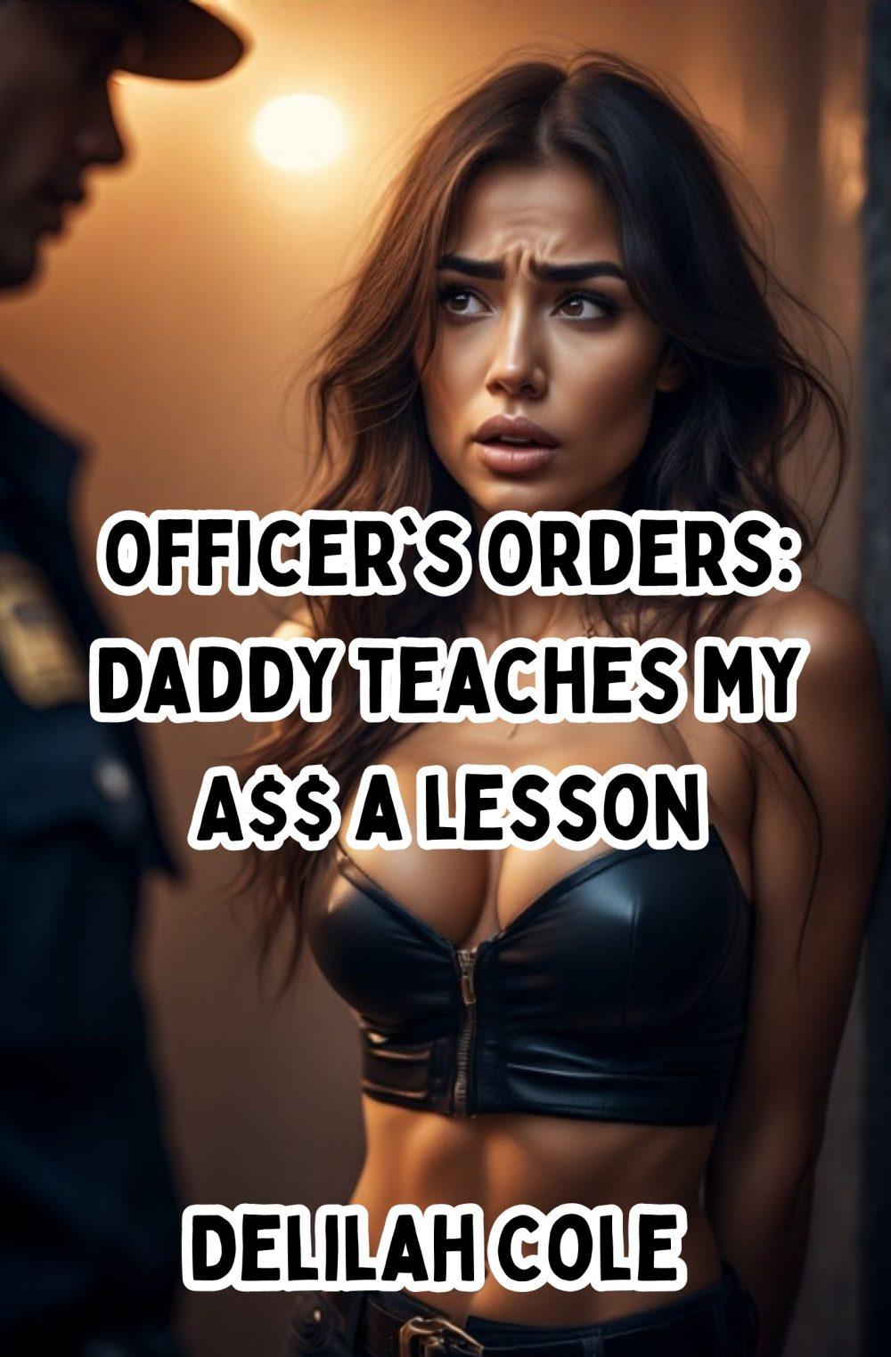 eden books Officer’s Orders: Daddy teaches my A$$ a lesson- Warning Dark Noncon