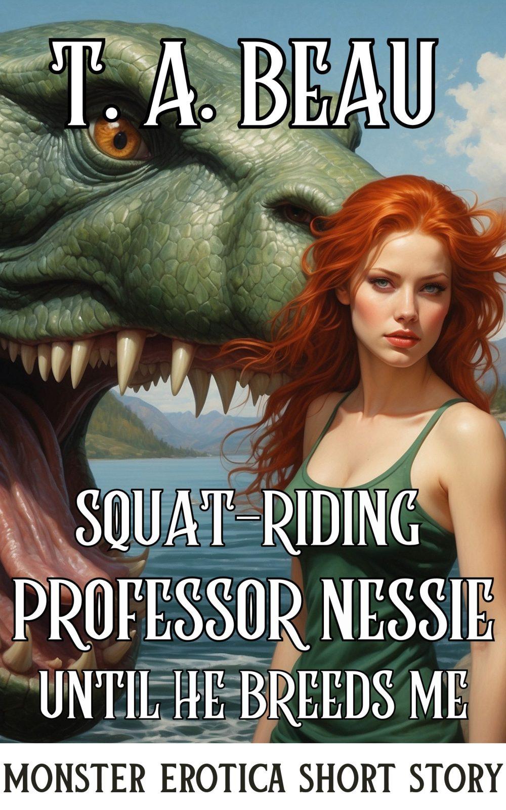 eden books Squat-Riding Professor Nessie Until He Breeds Me (A Monster Erotica Short Story)