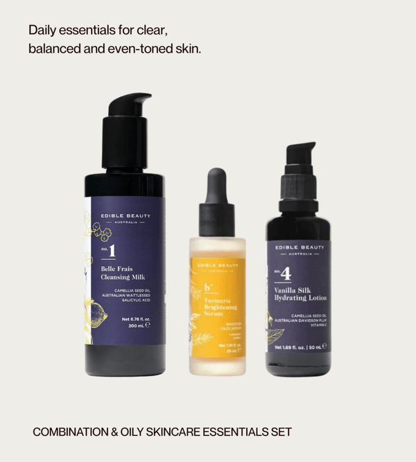 Edible Beauty Combination & Oily Skincare - Essentials Set