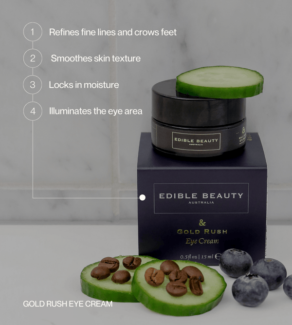 Edible Beauty & Gold Rush Eye Cream