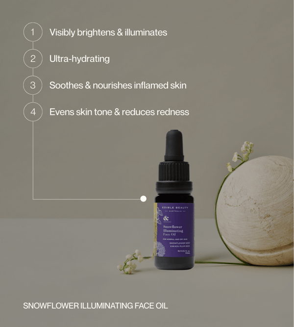 Edible Beauty & Snowflower Illuminating Face Oil