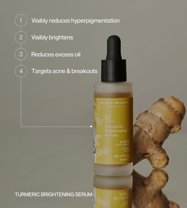 Edible Beauty Turmeric Brightening Booster Serum