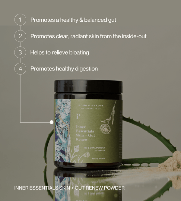Edible Beauty Inner Essentials – Skin + Gut Renew Powder
