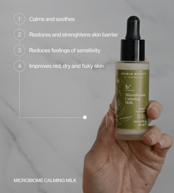 Edible Beauty Microbiome Calming Milk Booster Serum