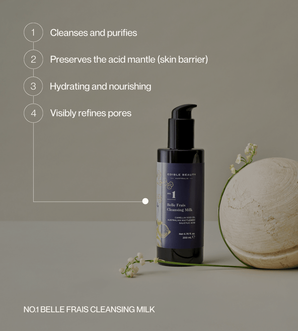 Edible Beauty No.1 Belle Frais Cleansing Milk Sampler Tube – 20mL