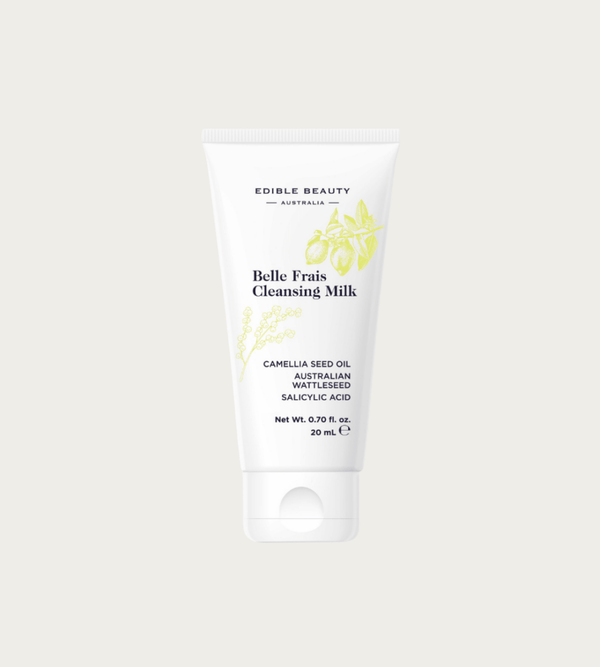 edible beauty No.1 Belle Frais Cleansing Milk Sampler Tube – 20mL