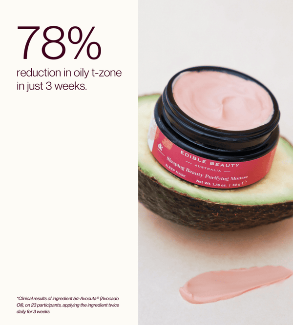 Edible Beauty & Sleeping Beauty Purifying Mousse - Sleep Mask