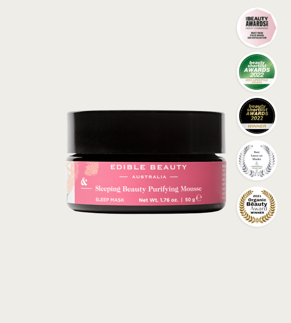 Edible Beauty & Sleeping Beauty Purifying Mousse - Sleep Mask