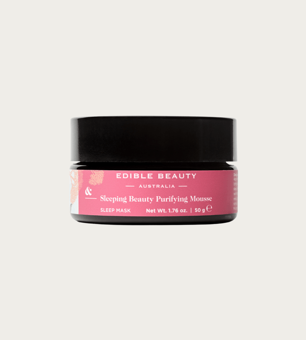 edible beauty & Sleeping Beauty Purifying Mousse - Sleep Mask