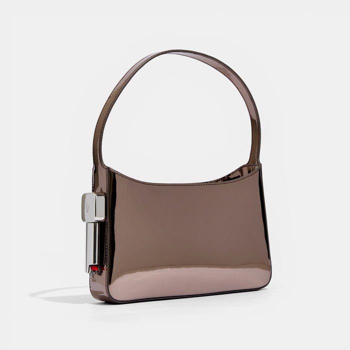 edie parker Burn Shoulder Bag in Brown Mirror