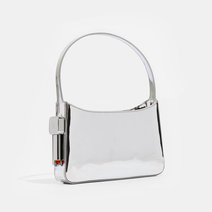 edie parker Burn Shoulder Bag in Silver Mirror