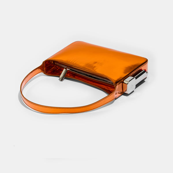 Edie Parker Burn Shoulder Bag In Sunset Mirror