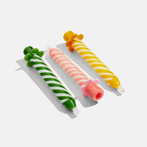 Edie Parker Candle One Hitter In Grass Green