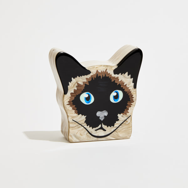Edie Parker Cat Bag In Siamese
