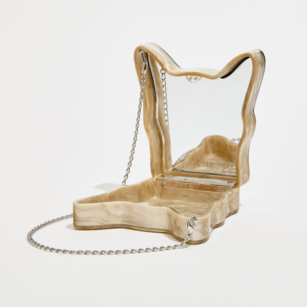 Edie Parker Cat Bag In Siamese