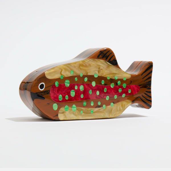 Edie Parker Fish Bag In Trout