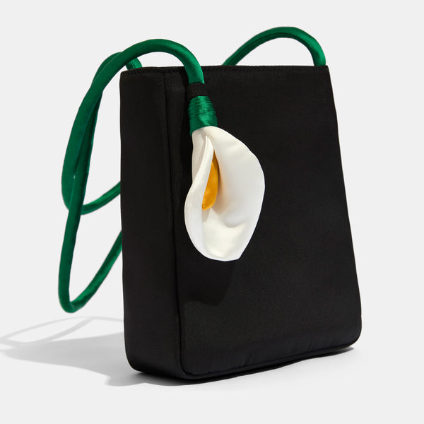 Edie Parker Flower Bag In Calla Lily