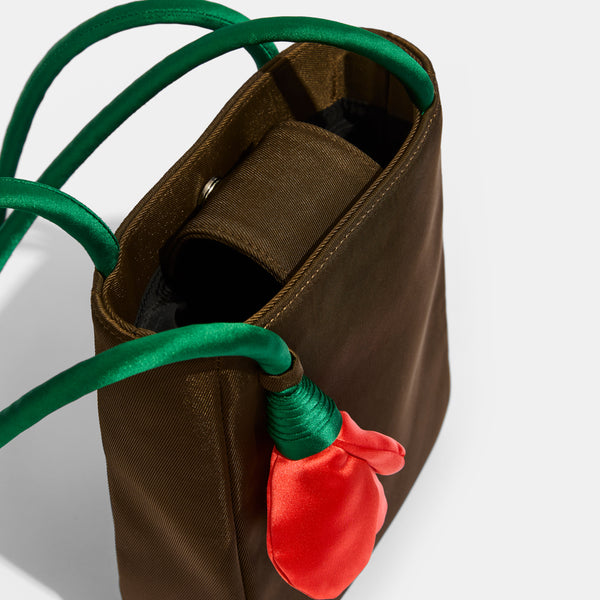 Edie Parker Flower Bag In Red Rose