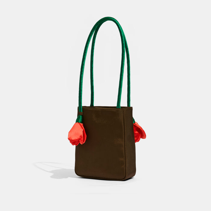 edie parker Flower Bag in Red Rose